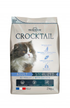 Flatazor Crocktail Adult STERILIZED with Chicken (Полнорационный корм для стерилизованных кошек и склонных к полноте, с курицей), 10 кг
