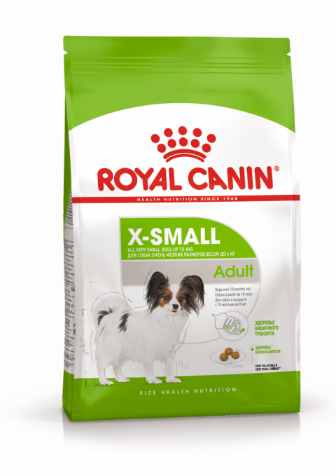 Royal Canin X-Small Adult сухой корм для взрослых собак очень мелких размеров от 10 месяцев - 500 г