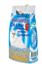 Pussy Cat Цеолитовый (Наполнитель для кошек) (9,6 кг) 4,5л х 3шт