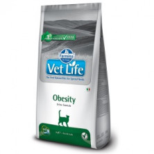 Farmina Vet Life Cat Obesity (Диета для кошек при ожирении, подходит для питания стерилизованных животных) 2 кг