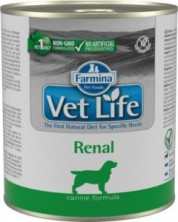 Farmina Vet Life Dog Renal влажный корм для взрослых собак при заболеваниях почек - 300 г (6 шт в уп)