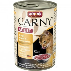 Animonda Carny Adult (Консервы для кошек с курицей и уткой) 400г х 6шт