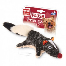 GiGwi Plush Friendz Скунсс пищалкой ( Игрушка для собак) 9 см