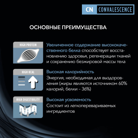 Purina Pro Plan Veterinary Diets CN Convalescence влажный корм для взрослых кошек и собак в период выздоровления - 195 г х 24 шт