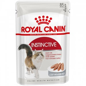 Royal Canin Instinctive влажный корм для кошек в паучах с паштетом - 85 г*12 шт