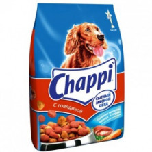 Chappi Сытный Мясной Обед с Говядиной (Корм для взрослых собак всех пород), 15 кг