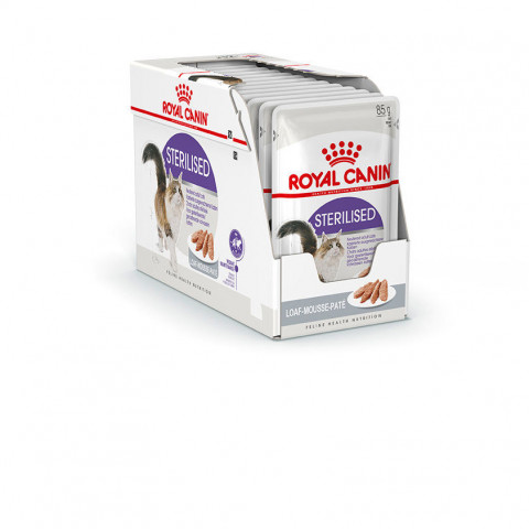 Royal Canin Sterilised паучи для стерилизованных кошек паштет - 85 г*12 шт