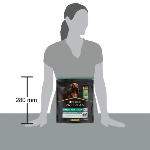 Pro Plan Adult Small&Mini Sensitive Digestion сухой корм для собак мелких пород с чувствительным пищеварением с ягненком и рисом - 700 гр