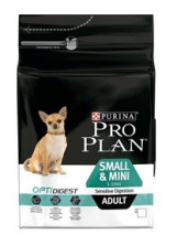 Pro Plan Adult Small&Mini Sensitive Digestion сухой корм для собак мелких пород с чувствительным пищеварением с ягненком и рисом - 700 гр