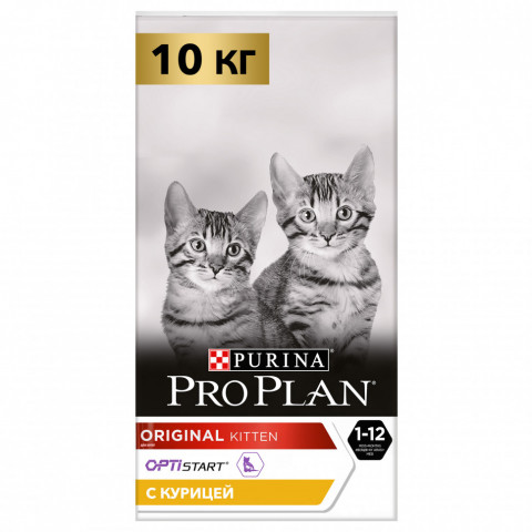 Pro Plan Original сухой корм для котят с курицей - 10 кг