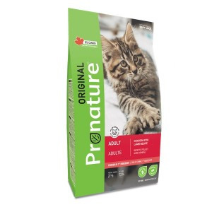 Iv Pronature Original Курица&Ягнёнок (Сухой корм для взрослых кошек, с курицей и ягнёнком), 340г