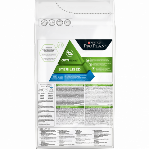Pro Plan Cat Adult Sterilised сухой корм для стерилизованных кошек с кроликом - 1,5 кг