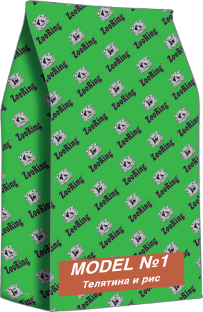 ZooRing Model №1 Телятина и рис, 20 кг