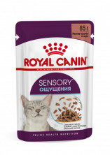 Royal Canin Sensory "Ощущения" паучи для взрослых кошек, мелкие кусочки в соусе - 85 г*12 шт