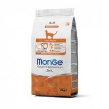 Monge Cat Monoprotein Sterilised сухой корм для стерилизованных кошек с уткой 10 кг