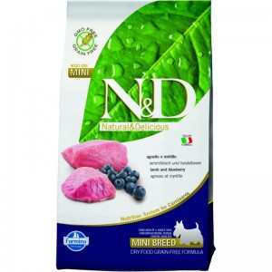 Farmina N&D PUMPKIN GF adult medium a maxi lamb and blueberry 2,5 kg | - Chovateľské