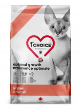 1st Choice Optimal Growth сухой корм для котят с треской и лососем - 1,8 кг