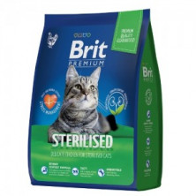 Brit Premium Cat Sterilized Chicken (Сухой корм для стерилизованных кошек с курицей), 400 г