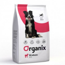 P Organix Adult Dog Lamb (Полнорационный корм для собак всех пород с ягнёнком и рисом) (старый дизайн упаковки) 2,5кг