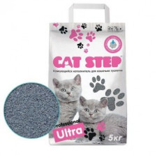 Cat Step Professional Ultra (Комкующийся (бентонитовый) наполнитель для кошек) 5кг