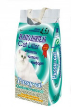 Pussy Cat Океанический (Наполнитель для кошек из цеолита) (8,4 кг) 4,5л х 3шт