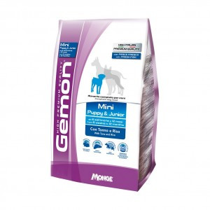Gemon Dog Mini сухой корм для щенков мелких пород с тунцом и рисом 1 кг