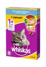 Whiskas Sterilized (Сухой корм для стерилизованных кошек и кастрированных котов с Курицей) 1,9 кг