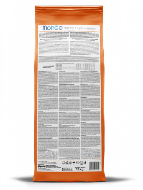 Monge Dog Speciality сухой корм для взрослых собак всех пород с уткой, рисом и картофелем 12 кг
