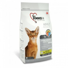 1st Choice Hypoallergenic сухой беззерновой корм для взрослых кошек при аллергии с уткой и картофелем - 5,44 кг