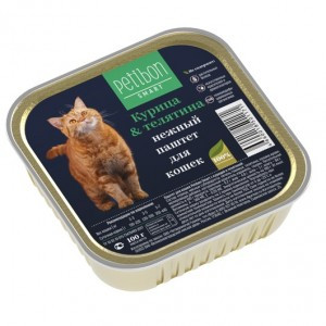Petibon Smart Курица & Телятина (Консервы для взрослых кошек), 100 г