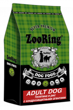 ZooRing Adult Dog 25/13, телятина и рис, с хондропротектерами 10 кг