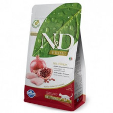 Farmina N&D Prime Cat Chicken & Pomegranate Neutered сухой беззерновой корм для взрослых стерилизованных кошек с курицей и гранатом - 1,5 кг