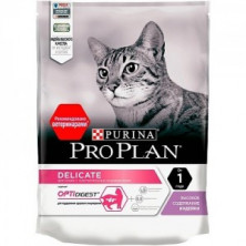 Сухой корм Purina Pro Plan для кошек с чувствительным пищеварением и привередливых к еде с ягненком - 400 г