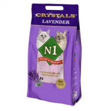 N1 Crystals Силикагелевый LAVENDER (Наполнитель для кошек силикагелевый с ароматом Лаванды) 5л