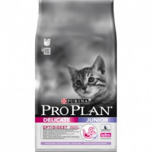 Pro Plan Delicate сухой корм для котят при чувствительном пищеварении с индейкой - 1,5 кг