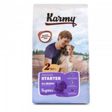 Karmy Starter All Breeds Turkey (Сухой корм для щенков до 4 месяцев, беременных и кормящих сук всех пород), 2 кг