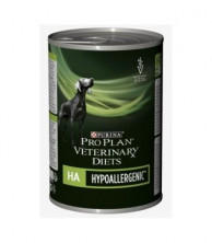 Purina Pro Plan Veterinary Diets HA Hypoallergenic влажный корм для щенков и взрослых собак для снижения пищевой непереносимости - 400 г х 12 шт