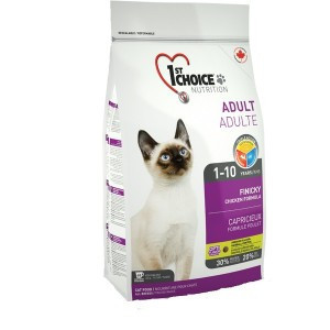 1st Choice Finicky сухой корм для привередливых взрослых кошек с курицей - 5,44 кг