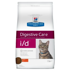 MRM Hill's Prescription Diet i/d Digestive Care (Сухой диетический корм для кошек для поддержания здоровья ЖКТ курица), 400 г