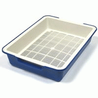 Зооник Туалет для кошек глубокий с сеткой