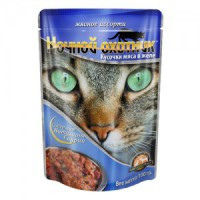 Ночной охотник Пауч для кошек Мясное ассорти в желе 100г х 24шт