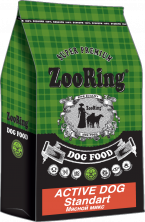 ZooRing Active Dog Стандарт Мясной микс. 25/13, 10 кг