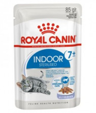 Royal Canin Indoor Sterilised влажный корм для стареющих кошек кусочки в желе - 85 г*12 шт