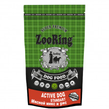 ZooRing Active Dog Стандарт Мясной микс. 25/13, 2 кг