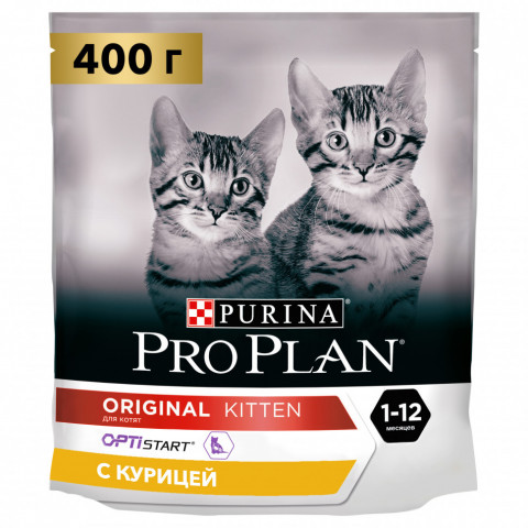 Pro Plan Kitten Original сухой корм для котят с курицей - 400 г