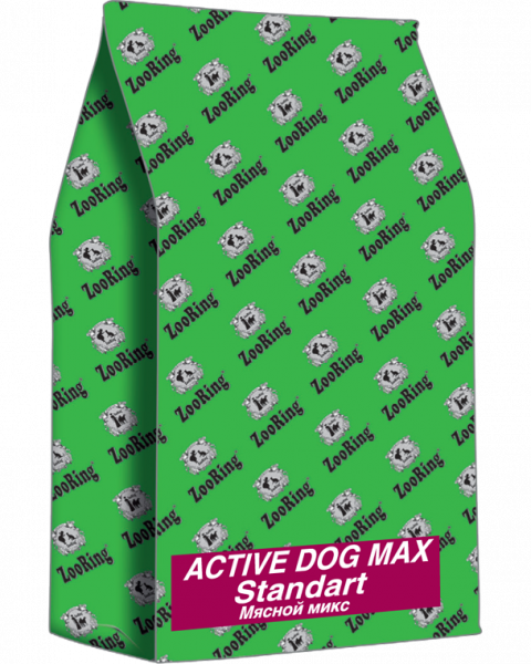 ZooRing Active Dog Max Стандарт Мясной микс. 25/13, 20 кг