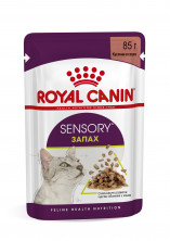 Royal Canin Sensory smell паучи для взрослых кошек стимулирующие обонятельные рецепторы, кусочки в желе - 85 г*12 шт