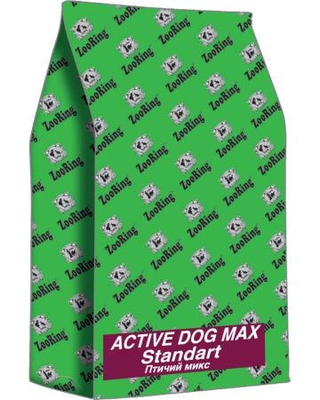 ZooRing Active Dog Max Стандарт Птичий микс 25/13, 20 кг