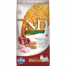 Farmina N&D Pumpkin Dog Grain Free Boar & Apple Adult Mini сухой беззерновой корм для взрослых собак мелких пород с мясом кабана, яблоками и тыквой - 2,5 кг