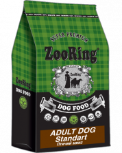 ZooRing Adult Dog Стандарт Птичий микс 24/12, 10 кг